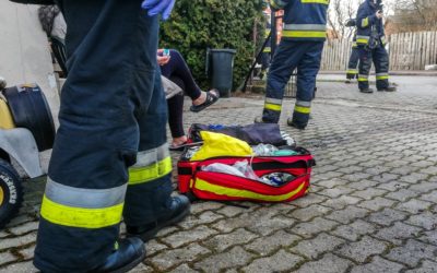 Tlący się węgiel w zasobniku kotła – ul. Grottgera