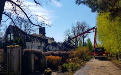 Pożar budynku mieszkalnego – Wólka Radzymińska